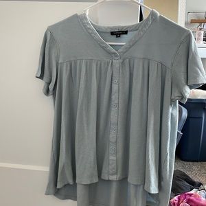 Light blue woman’s blouse.